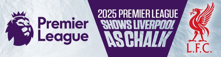 2025 Premier League Shows Liverpool as Chalk