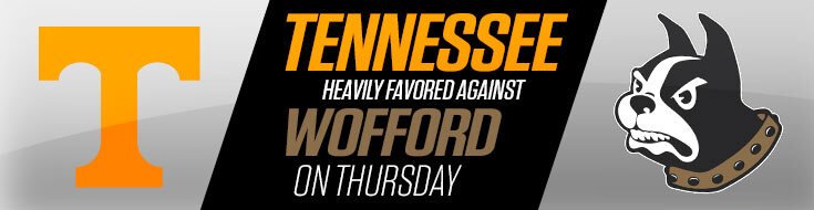 2025 NCAA Tournament First Round Tennessee vs. Wofford Betting Lines (03-20-2025)