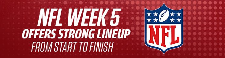 NFL Week 5 Offers Strong Lineup From Start to Finish