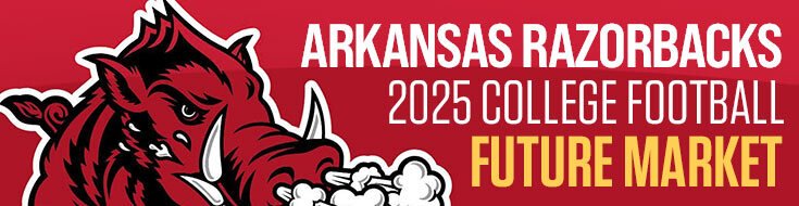 Arkansas Razorbacks 2025 College Football Future Market