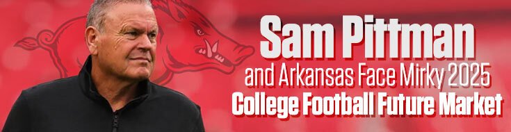 Sam Pittman and Arkansas Face Mirky 2025 College Football Future Market