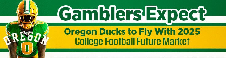 Gamblers Expect Oregon Ducks to Fly With 2025 College Football Future Market