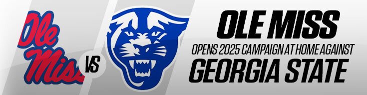 Georgia State Panthers at Ole Miss Rebels NCAAF Betting Odds (08-30-2025)