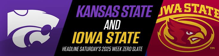 Kansas State Wildcats vs. Iowa State Cyclones NCAAF Betting Odds (08-23-2025)
