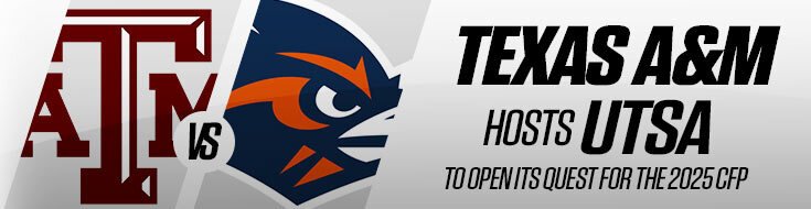UTSA Roadrunners vs. Texas A&M Aggies NCAAF Betting Predictions (08-30-2025)