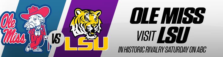 LSU Tigers vs. Ole Miss Rebels NCAAF Betting Predictions & Lines (09-27-2025)