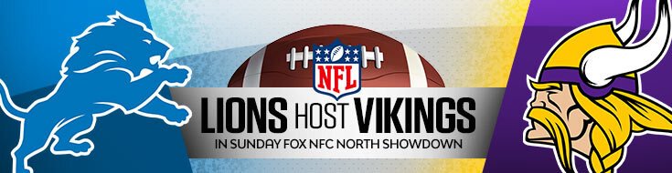 Lions vs. Vikings in Sunday FOX NFC North Showdown NFL Betting Odds (11/02/2025)
