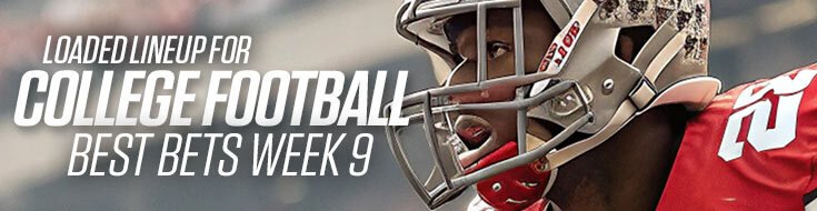 Loaded Lineup for College Football Best Bets Week 9