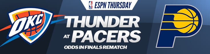 Oklahoma City Thunder vs. Indiana Pacers NBA Betting Lines (10-23-2025)