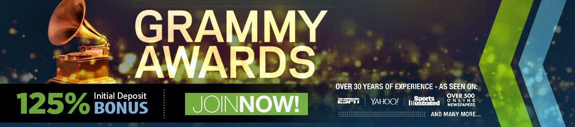 Grammy Awards 125% Bonus