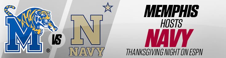 Navy Midshipmen vs. Memphis Tigers NCAAF Betting Preview (11-27-2025)
