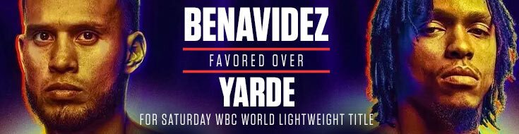 WBC World Light Heavyweight Championship Yarde vs. Benavidez Betting Odds (11-22-2025)