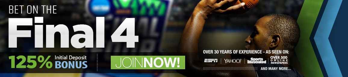 Bet on the College Basketball Final Four 125%