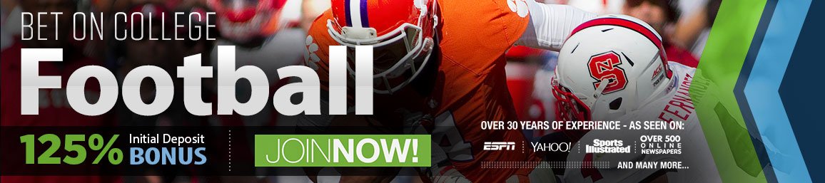 Bet on College Football 125% Bonus