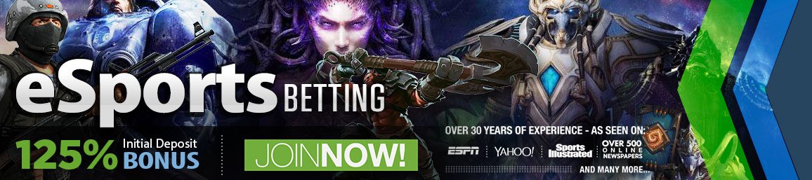eSports Betting 125% Bonus