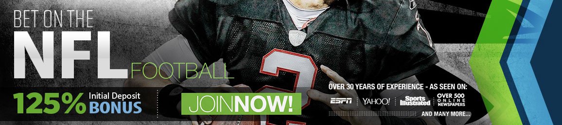 Bet on NFL Football 125% Bonus