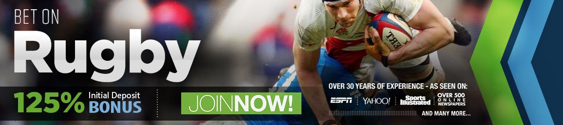 Bet on Rugby 125% Bonus