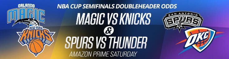 NBA Cup Semifinals Doubleheader Odds – Amazon Prime Saturday