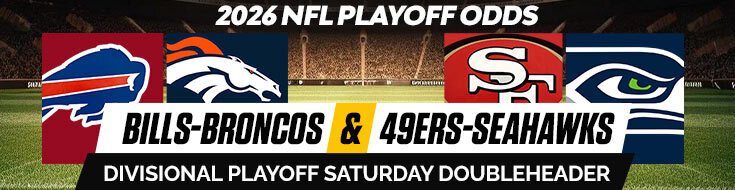 2026 NFL Playoff Odds – Divisional Playoff Saturday Doubleheader