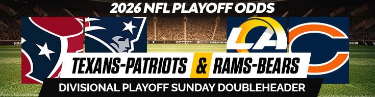 2026 NFL Playoff Odds – Divisional Playoff Sunday Doubleheader