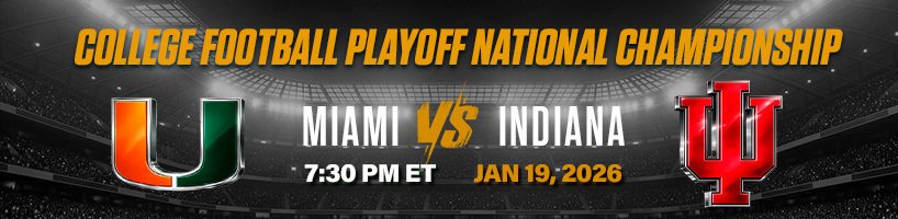 College Football Playoff National Championship Miami-FL vs. Indiana Betting Odds (01-19-2026)