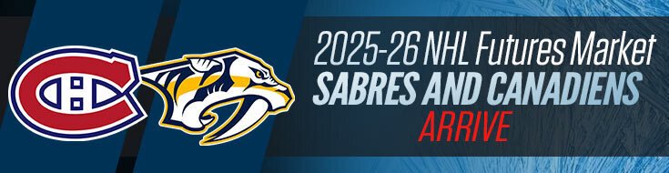 2025-26 NHL Futures Market –Sabres and Canadiens Arrive