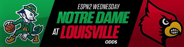 ESPN2 Wednesday – Notre Dame at Louisville Odds