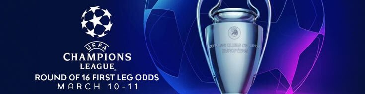 2026 UEFA Champions League Round of 16 First Leg Match Schedule & Odds
