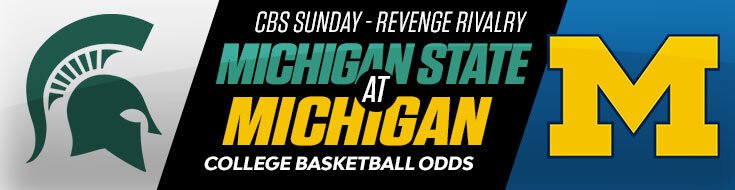 Michigan State Spartans vs. Michigan Wolverines NCAAB Betting Picks (03/08/2026)
