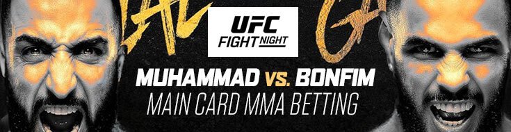 UFC Fight Night: Muhammad vs. Bonfim Main Card Betting Odds (06/06/2026)