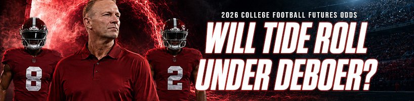 2026 College Football Futures Odds – Will Tide Roll Under DeBoer