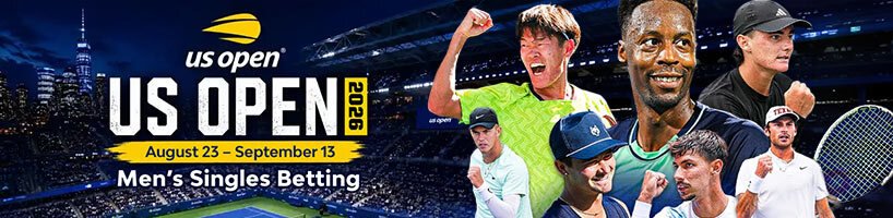 2026 US Open Men’s Singles Betting Preview, Picks & Odds (Aug 23 - Sept 13, 2026)