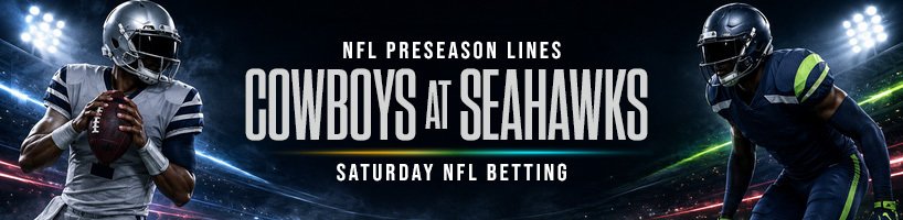 Dallas Cowboys vs. Seattle Seahawks NFL Betting Preview & Lines (08/15/2026)