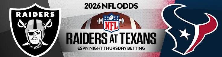 Las Vegas Raiders vs. Houston Texans NFL Preseason Betting Odds (08/20/2026)
