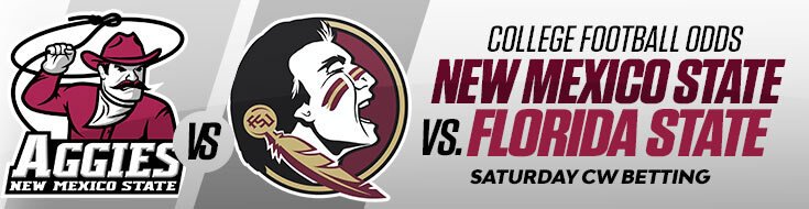 New Mexico State Aggies vs. Florida State Seminoles NCAAF Betting Lines (08/29/2026)