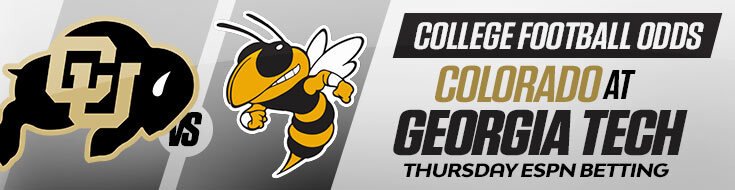 Colorado Buffaloes vs. Georgia Tech Yellow Jackets NCAAF Betting Odds (09/03/2026)