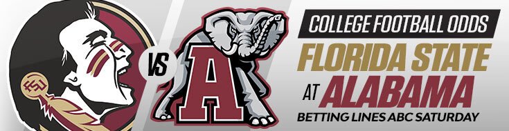 Florida State Seminoles vs. Alabama Crimson Tide NCAAF Betting Lines (09/19/2026)