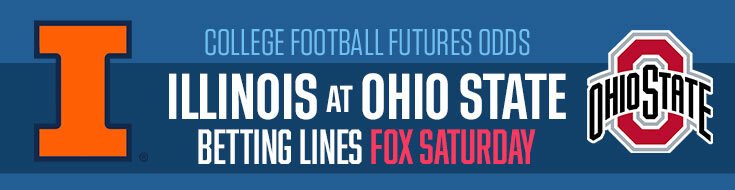 Illinois Fighting Illini vs. Ohio State Buckeyes NCAAF Betting Odds (09/26/2026)