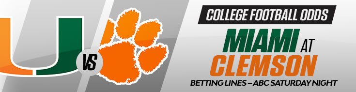 Miami Hurricanes at Clemson Tigers NCAAF Betting Preview & Picks (10/03/2026)