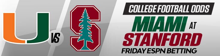 Miami Hurricanes vs. Stanford Cardinal NCAAF Betting Preview (09/04/2026)