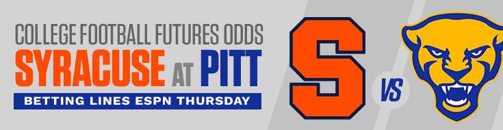 Syracuse Orange vs. Pitt Panthers NCAAF Betting Preview & Odds (09/17/2026)