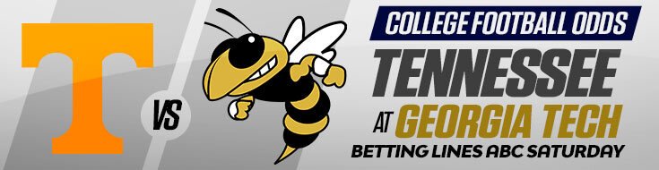 Tennessee Volunteers vs. Georgia Tech Yellow Jackets NCAAF Betting Odds (09/12/2026)