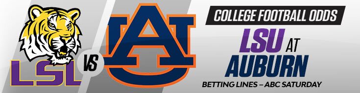 LSU Tigers vs. Auburn College Football Betting Odds & Preview (10/24/2026)