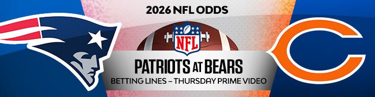 New England Patriots at Chicago Bears NFL Betting Predictions (10/22/2026)