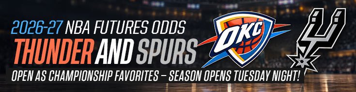 Thunder & Spurs Open as Championship Favorites – Season Opens Tuesday Night!