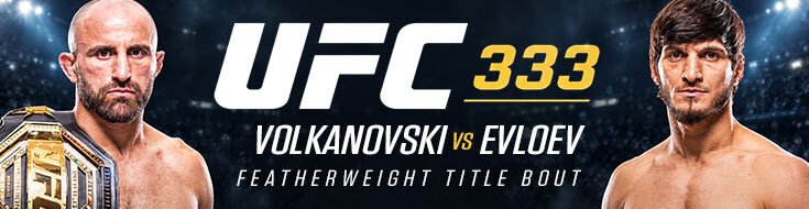 UFC 333 – Volkanovski vs Evloev Main Card Betting Odds & Preview (10/24/2026)