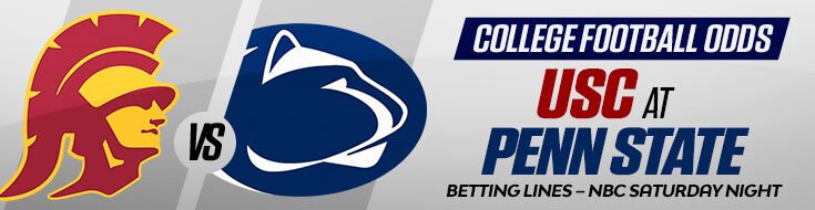 USC Trojans at Penn State Nittany Lions NCAAF Betting Analysis (10/10/2026)