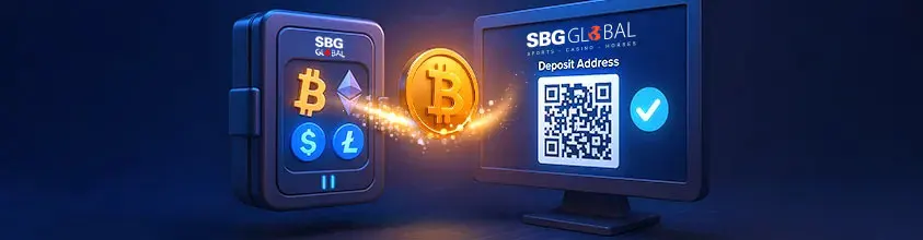 Deposit Cryptocurrency at SBGGlobal.