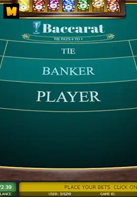 Play Baccarat Casino Game