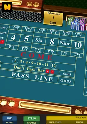 Play Craps Casino Game